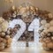 White Sand Balloons, 113Pcs Different Sizes Cream Beige Balloon Garland Arch Kit 18/12/10/5 Inch, Matte Retro Neutral Sand White Latex Helium Balloons for Birthday Wedding Anniversary Party Decoration